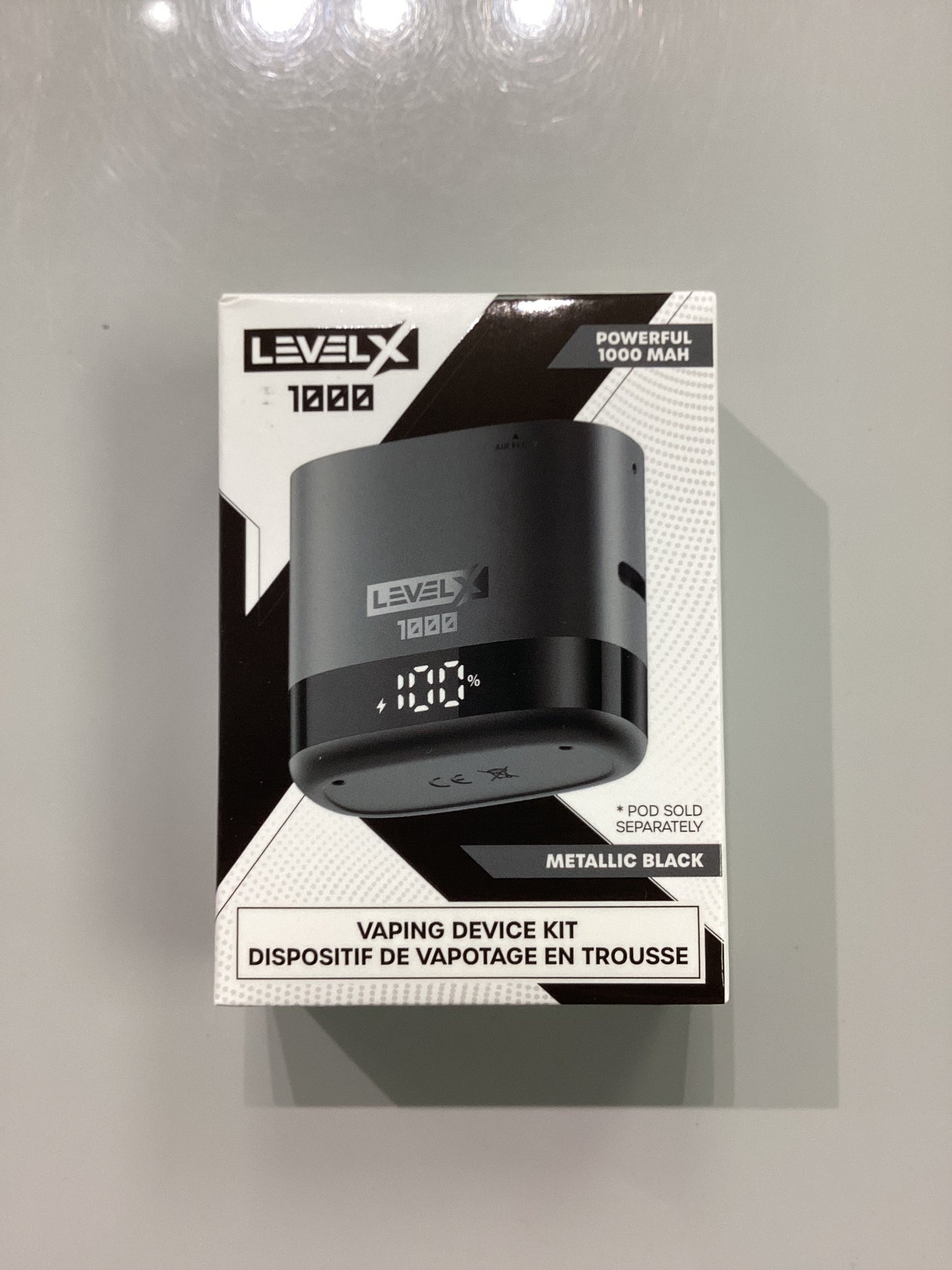 Level X 1000 Battery Metallic Black