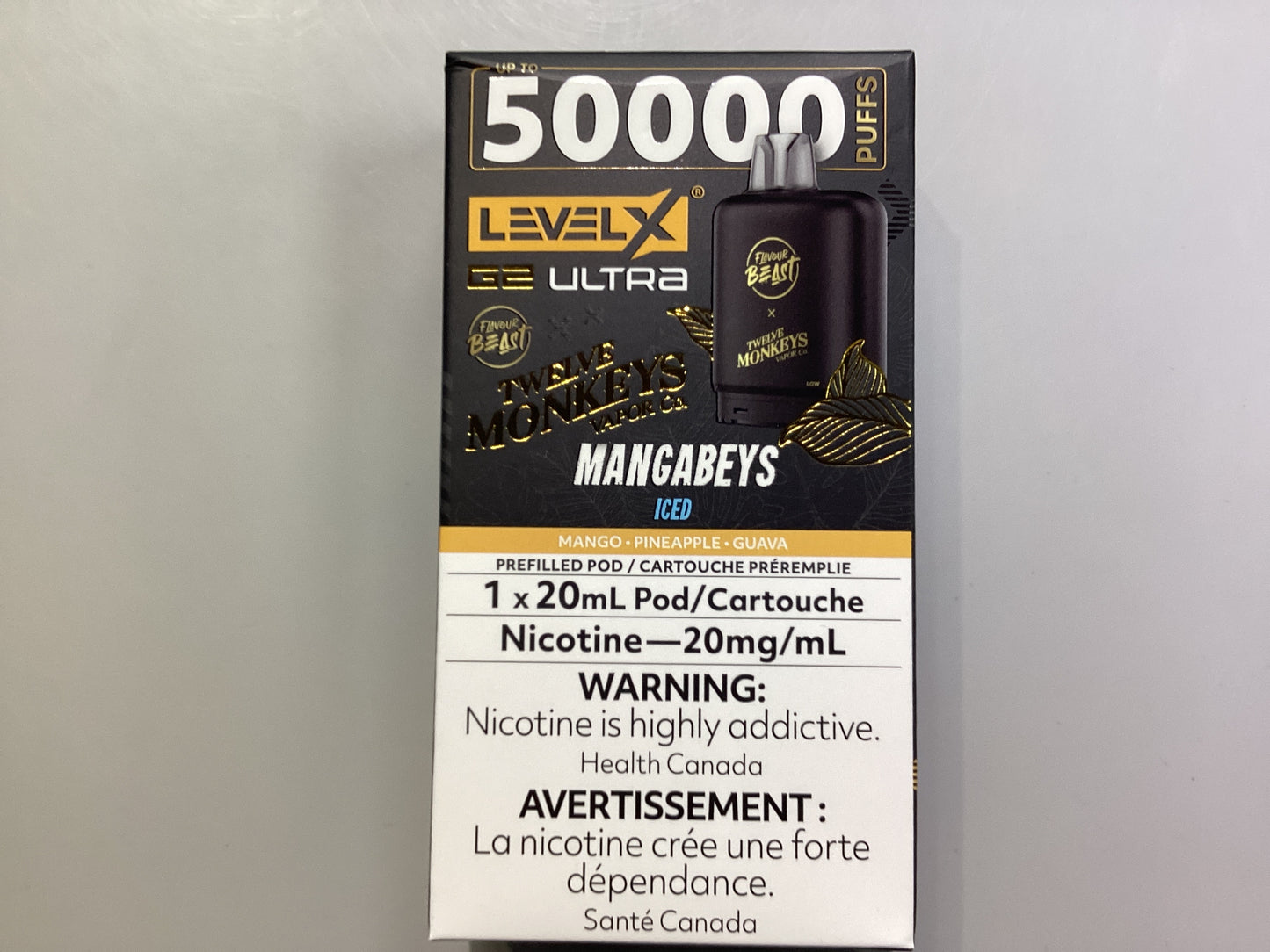 12 Monkeys Level X 50K Mangabeys Iced POD