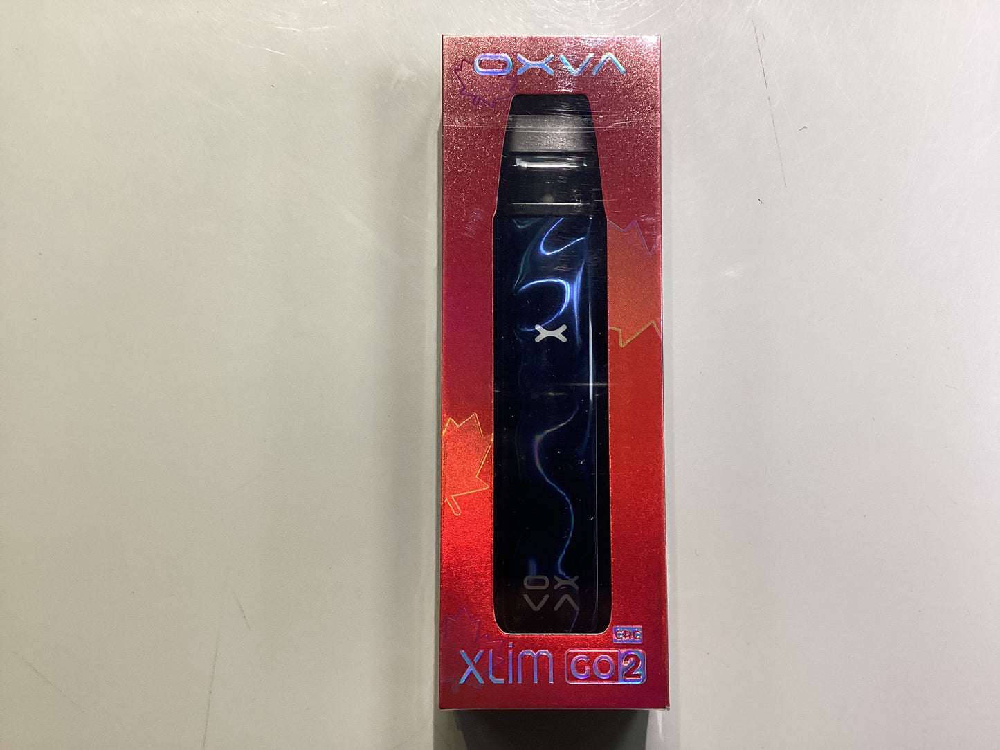 Oxva xlim GO 2 CRC vaping Kit Luxe Metal Blue
