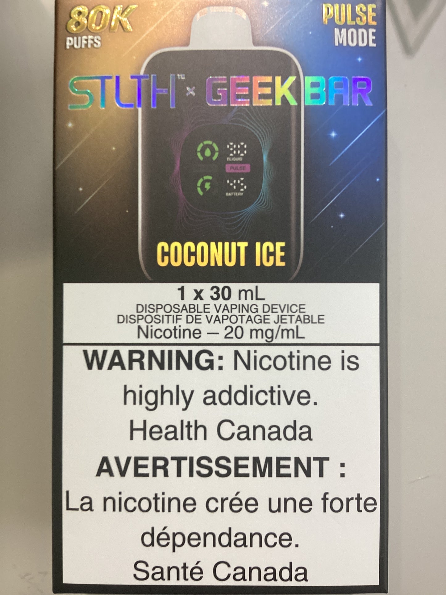 STLTH x Geek Bar 80K Coconut Ice