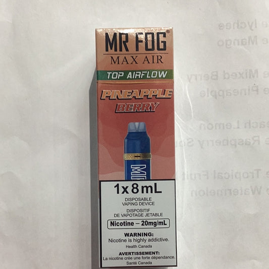 Mr. Fog Max Air Pineapple Berry 2500