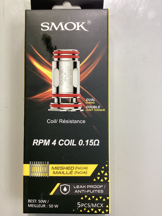 SMOK RPM-4 Coil 0.15 ohm (5pcs)