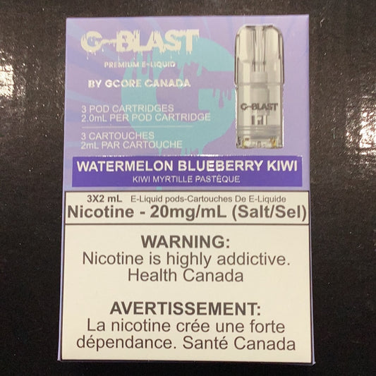 G-Blast Watermelon Blueberry Kiwi pods (3x2ml)