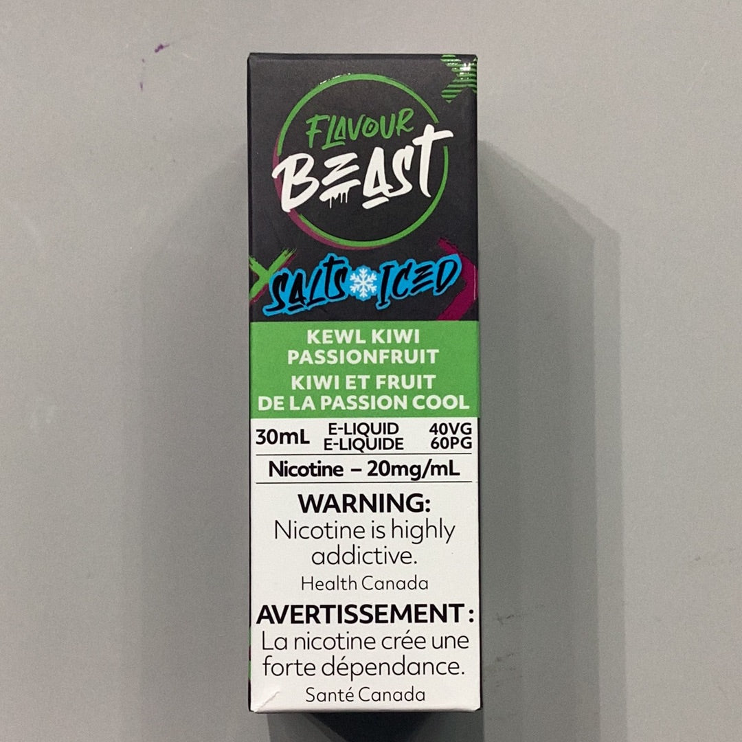 Flavour Beast Kewl kiwi Iced Salts E-Liquid 30ml/20mg