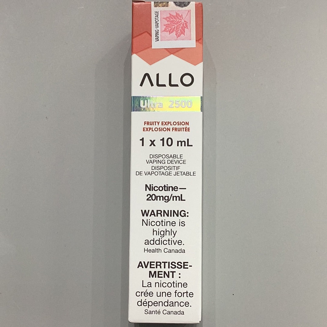 Allo Ultra 2500 Fruity Explosion (20mg/10ml)