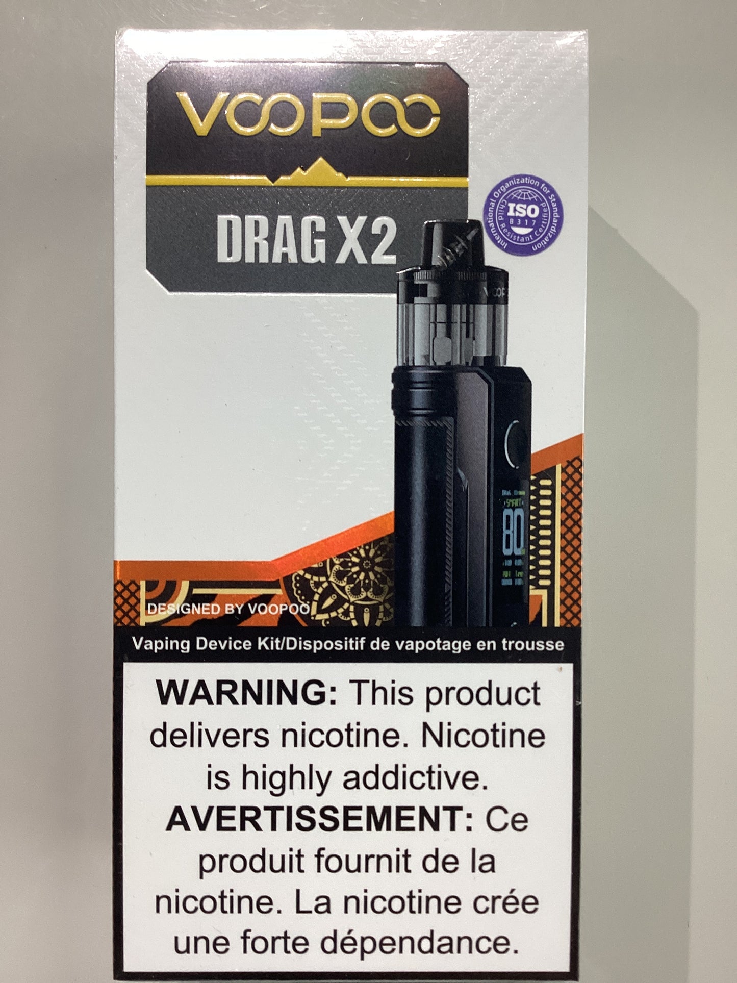 Voopoo Drag X2 Kit - Gray Metal