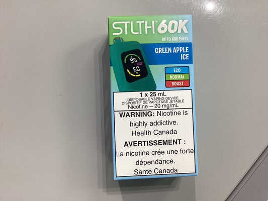 STLTH 60K Green Apple Ice