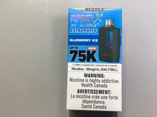 Ripper X 75k Blueberry ice Pod