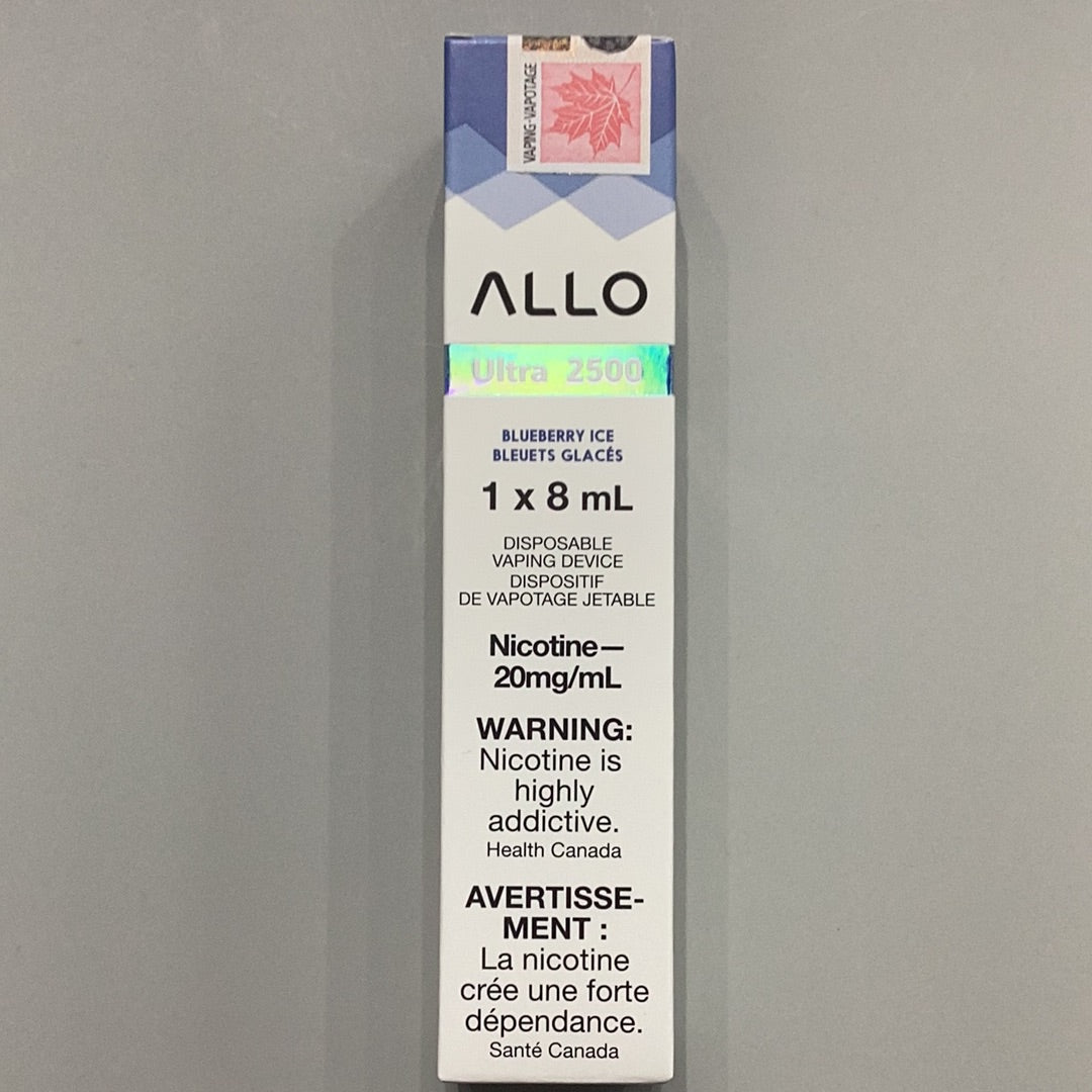 Allo Ultra 2500 Blueberry Ice (20mg/8ml)