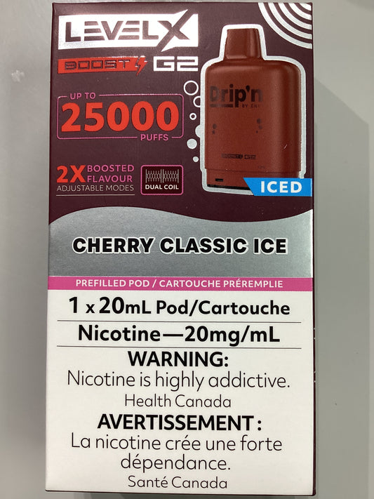 Drip’n Level X 25K Pod Cherry Classic Ice