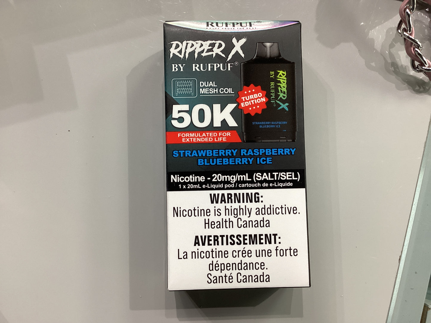 Ripper X 50k Strawberry Raspberry Blueberry Ice Pod
