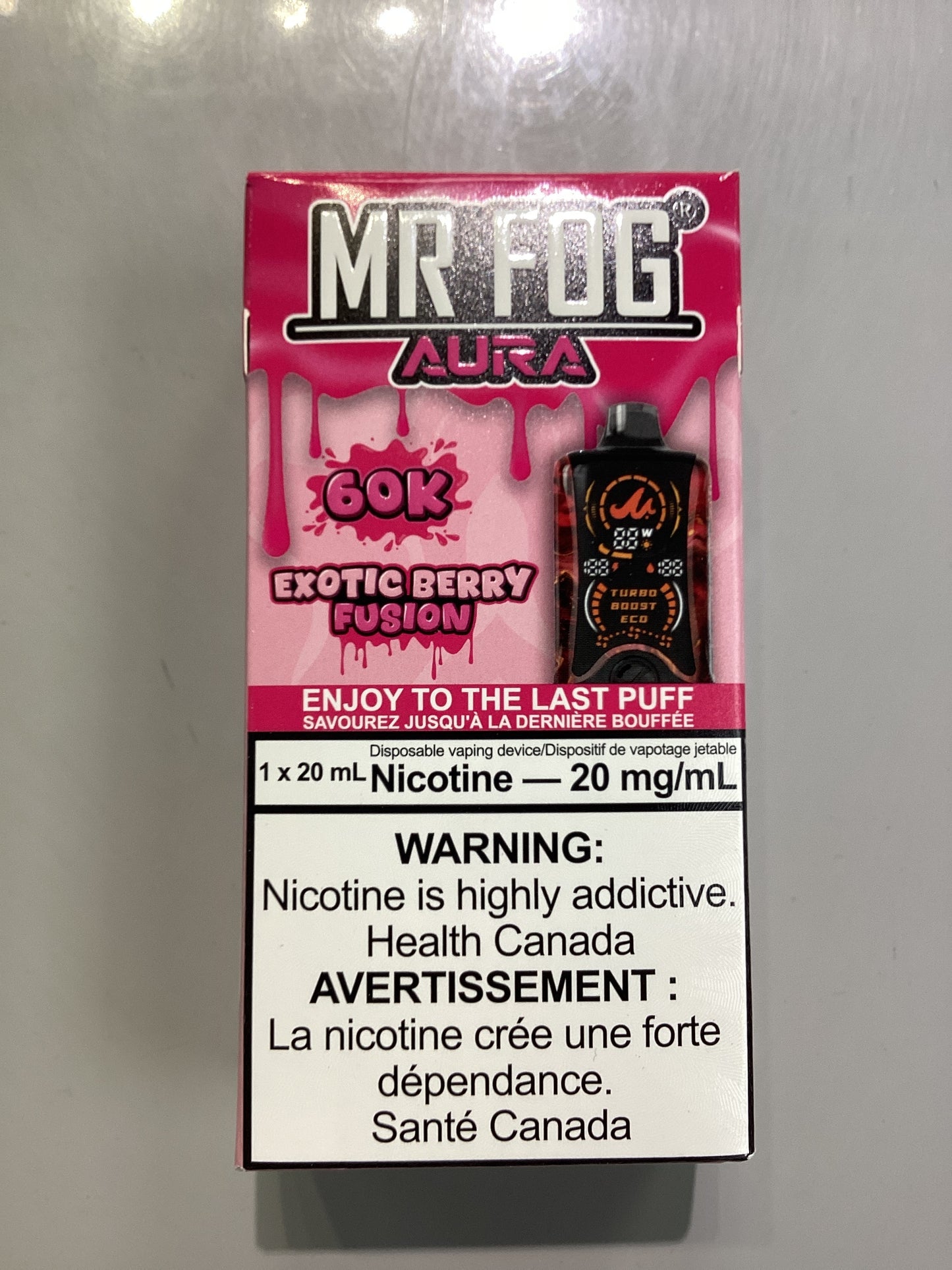 Mr Fog AURA 60k Exotic Berry Fusion