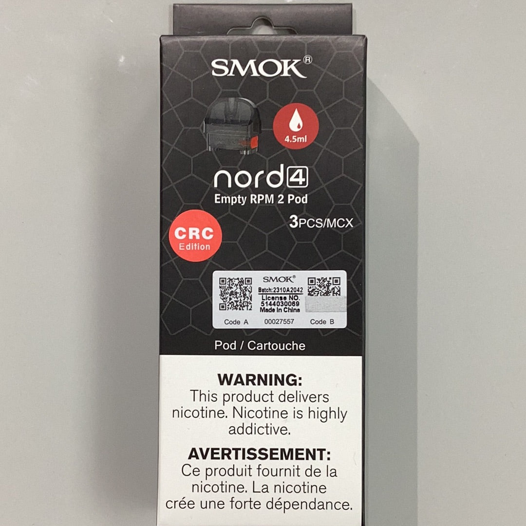 SMOK nord 4 Empty RPM2 pod 4.5ml