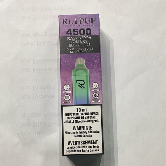 Rufpuf 4500 Raspberry Cherry Grape Ice 10ml