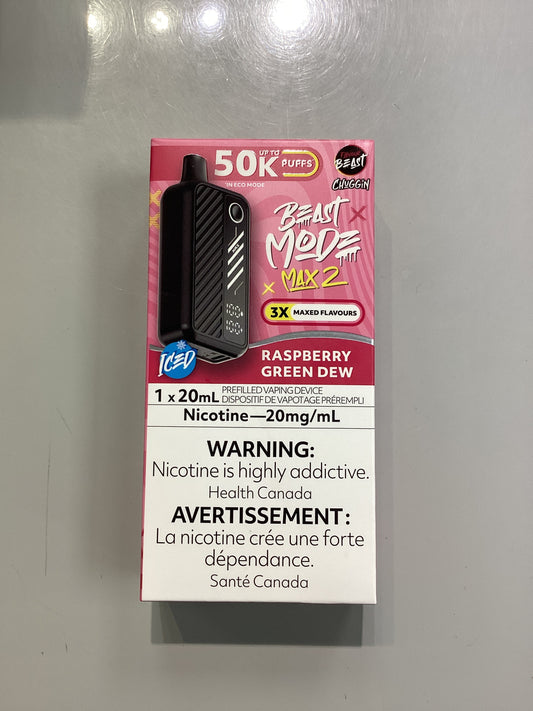 Beast Mode Max2 50K Raspberry Green Dew