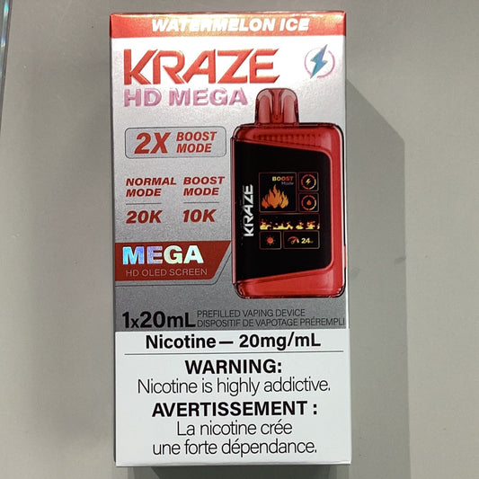 Kraze HD Mega 20K Watermelon Ice