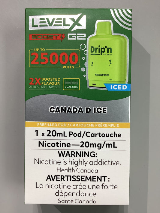 Drip’n Level X 25K Pod Canada D Ice