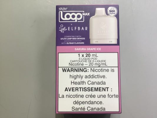 ELFBAR STLTH loop Sakura Grape Ice Pod