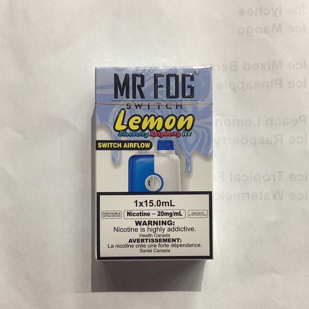 Mr. Fog Switch Lemon Blueberry Raspberry Ice