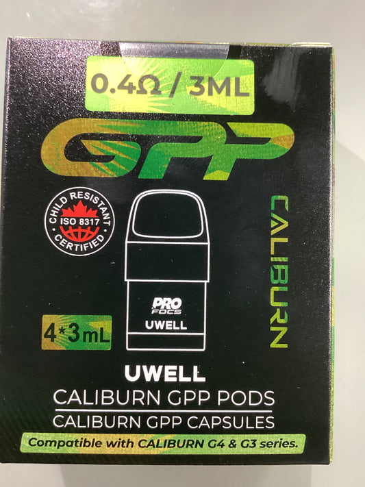 Caliburn GPP pods 0.4 ohm