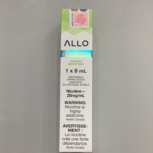 Allo Ultra 2500 Spearmint (20mg/8ml)