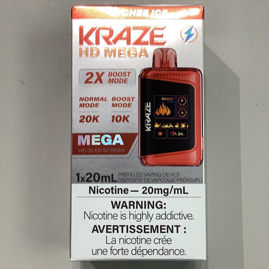 Kraze HD Mega 20K Lychee Ice