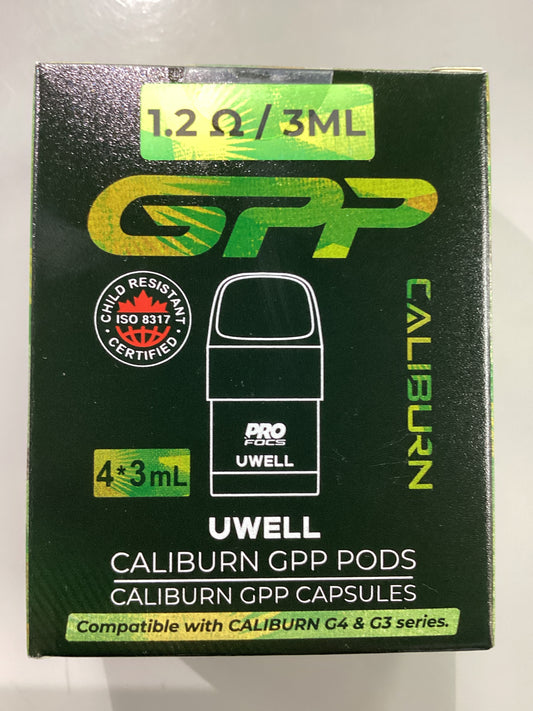 Caliburn GPP pods 1.2 ohm