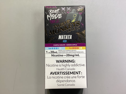 12 Monkeys Beast Mode Max2 50K Matata Iced