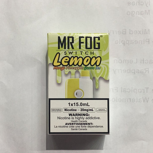 Mr. Fog Switch Lemon Mango Pineapple Guava Ice