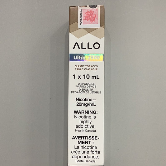 Allo Ultra 2500 Classic Tobacco (20mg/10ml)