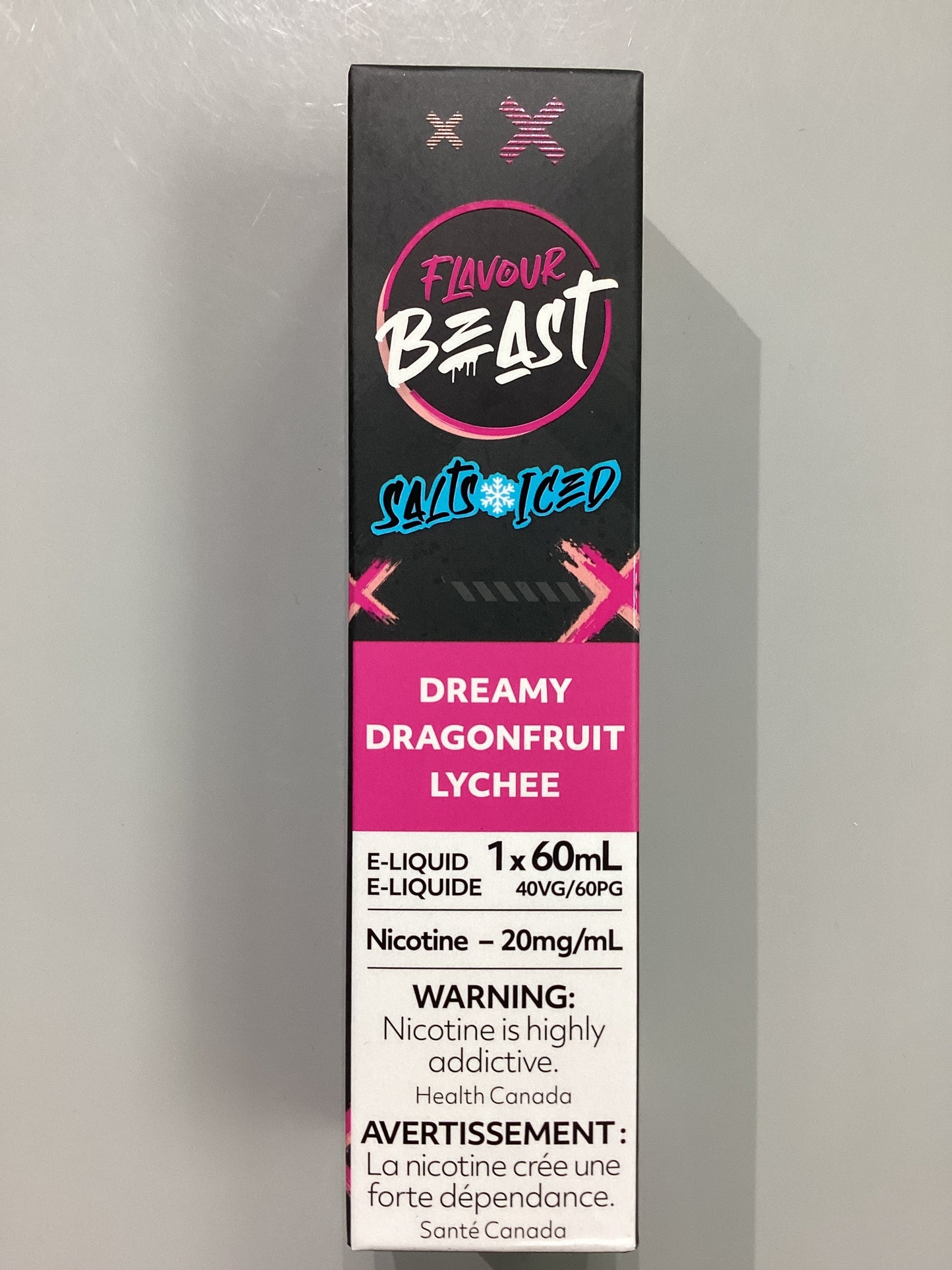 Flavour Beast Dreamy Dragonfruit Lychee Ice Salts E-Liquid 60ml/20mg