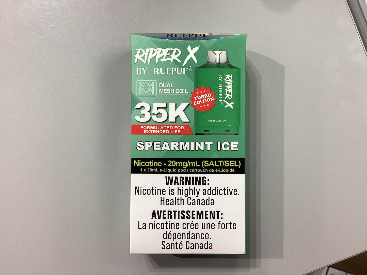 Ripper X 35K Spearmint Ice Pod