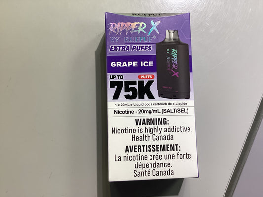 Ripper X 75k Grape Ice Pod