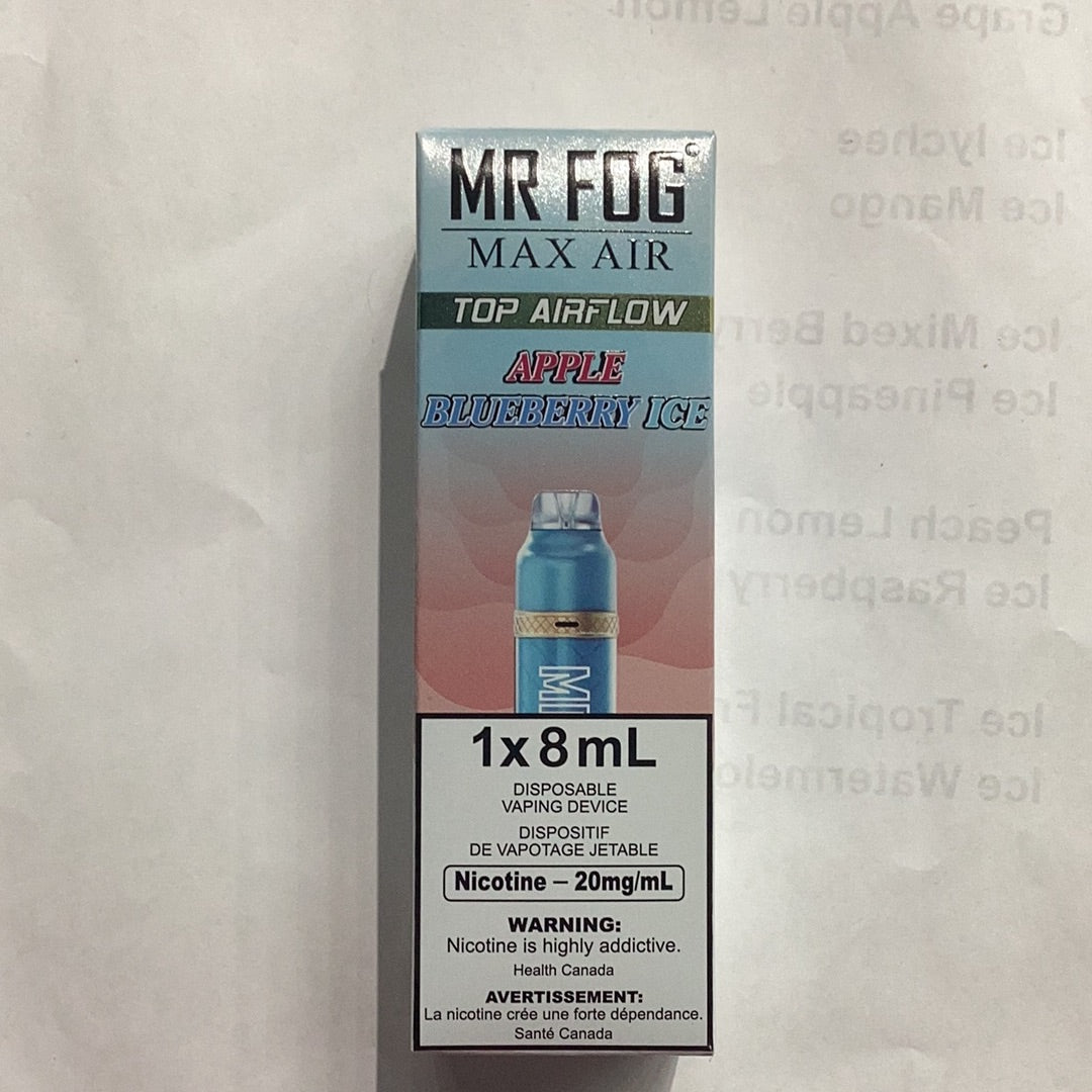 Mr. Fog Max Air Apple Blueberry Ice 2500