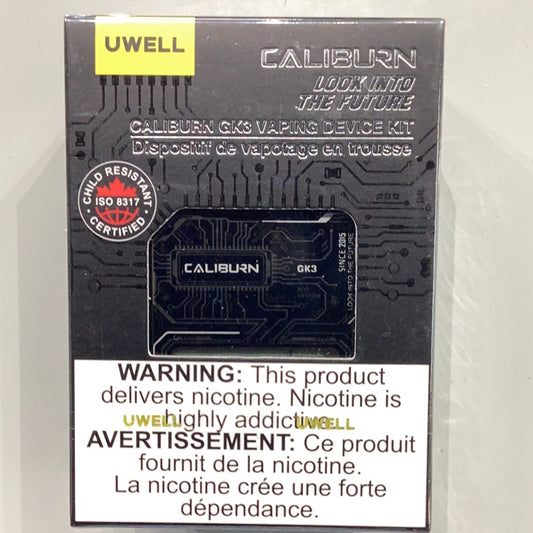 UWELL Caliburn GK3 Device Kit-  Black