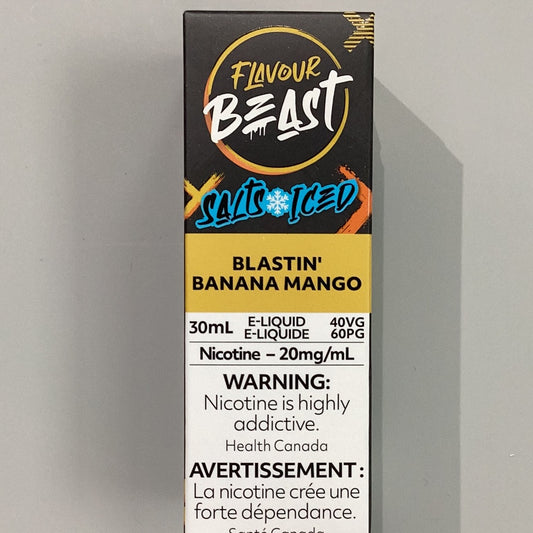 Flavour Beast Blastin Banana Mango Iced Salts E-Liquid 30ml/20mg