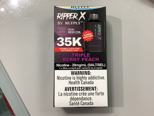 Ripper X 35k Triple Berry Peach Pod