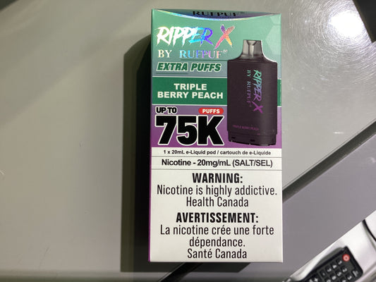 Ripper X Pod 75K Triple Berry Peach