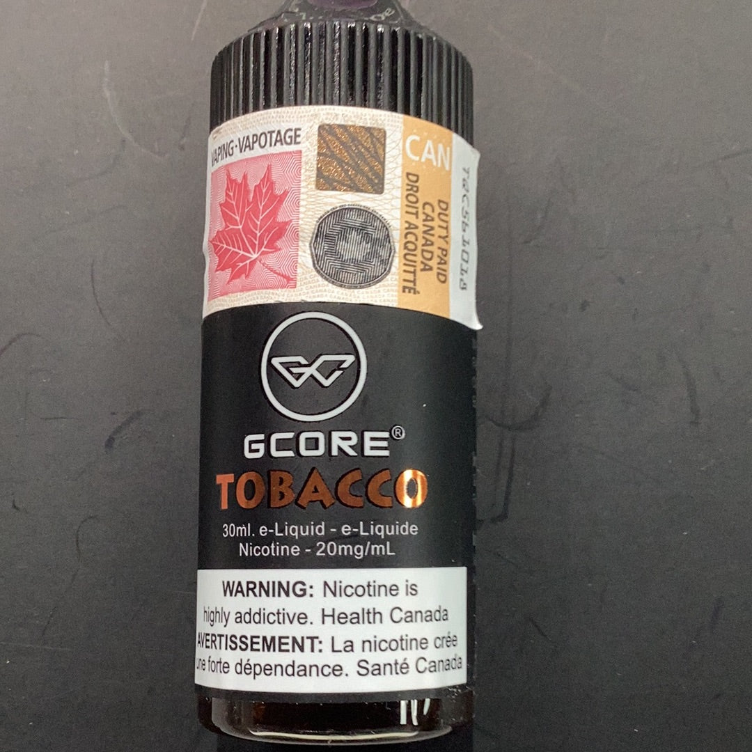 GCore Tobacco  E-Liquid 30ml/20mg