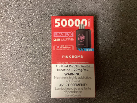 FB level X Ultra G2 Pod Pink Bomb Iced