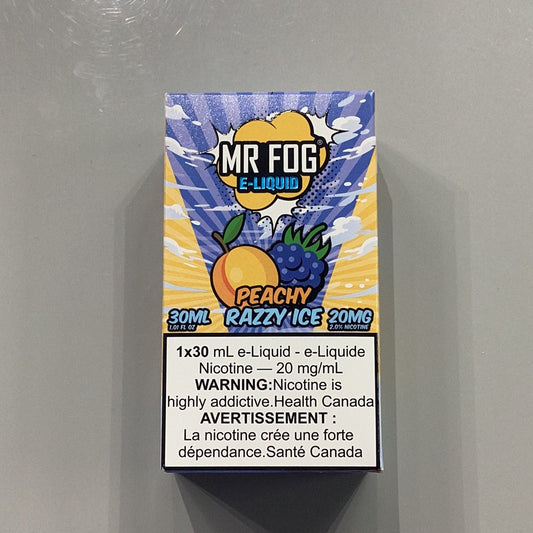 Mr Fog E Liquid Peach Razzy Ice