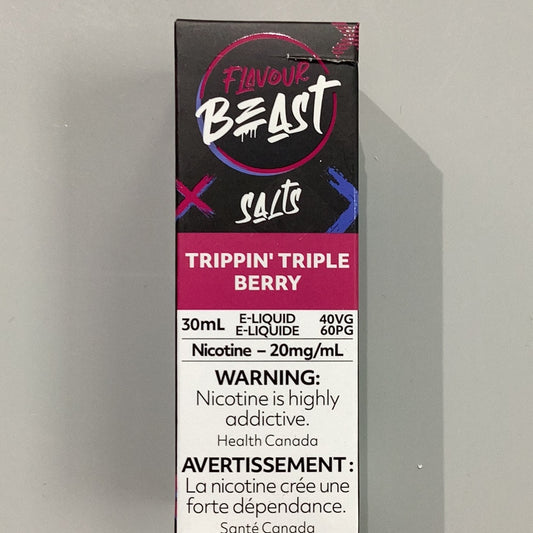 Flavour Beast Trippin Triple Berry Iced Salts E-Liquid 30ml/20mg