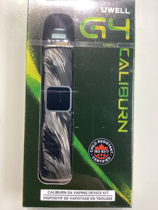 UWELL Caliburn G4 Vaping Device Kit- Gunmetal Grey