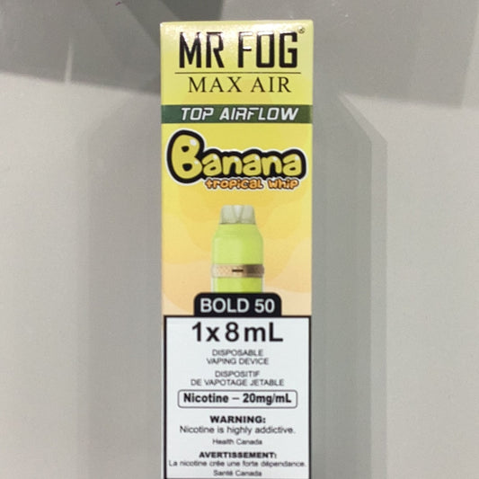 Mr. Fog Max Air Banana Tropical Whip 2500 Bold 50