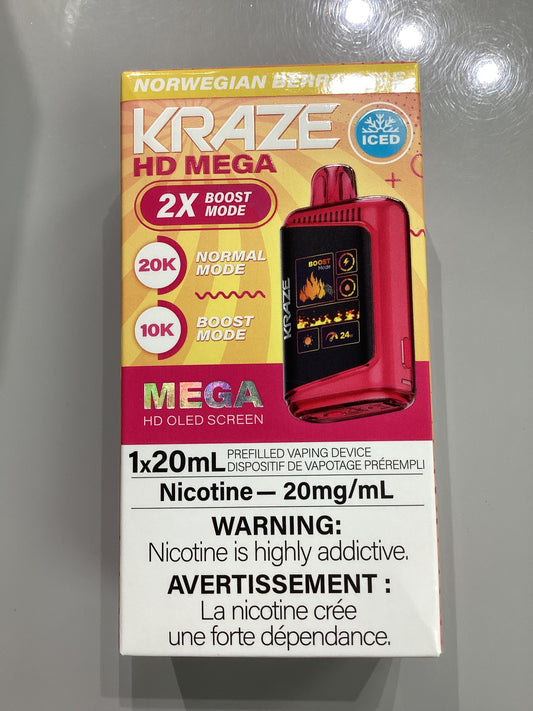 Kraze HD Mega 20K Norwegian Berry G Ice