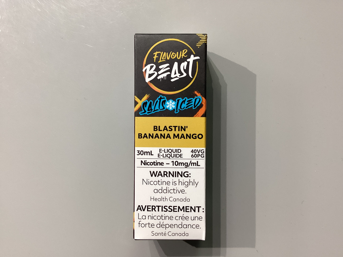 Flavour Beast Blastin Banana Mango Iced Salts E-Liquid 30ml/10mg