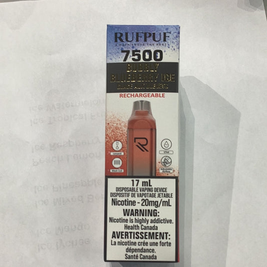 Rufpuf 7500 Bubbly Blueberry Ice 17ml