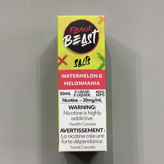 Flavour Beast Watermelon G Salts E-Liquid 30ml/20mg