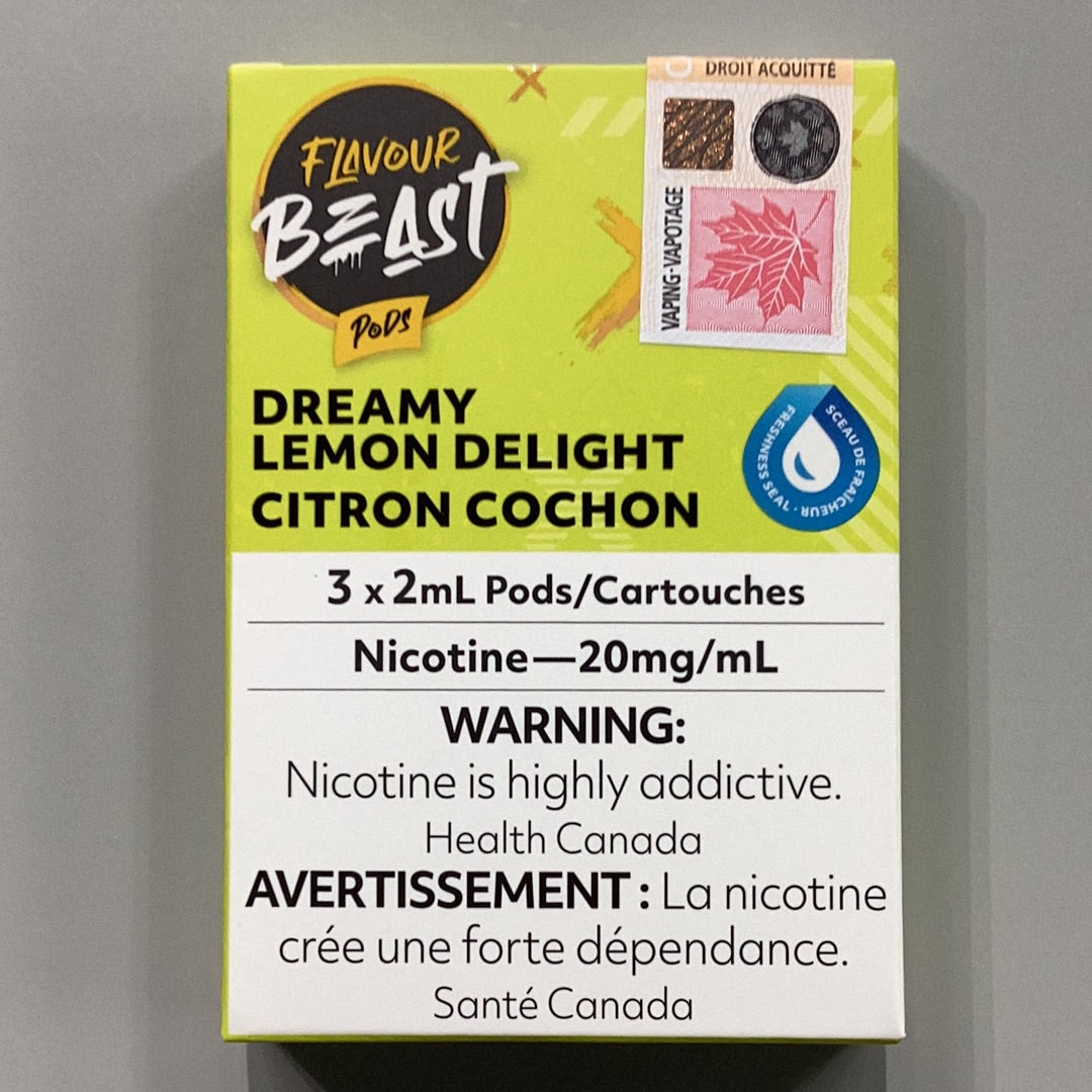 Flavour Beast Pod Dreamy Lemon Delight (3x2ml)