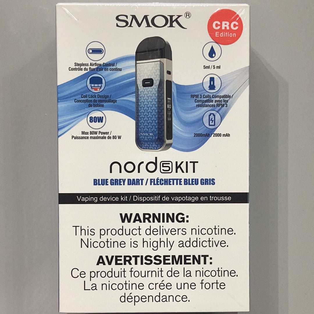 SMOK Nord 5 kit Blue Grey Dart